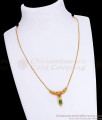 1 Gram Gold Palakka Necklace Nagapadam Design NCKN3306