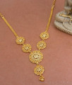 Simple One Gram Gold Necklace Without Stone NCKN3309