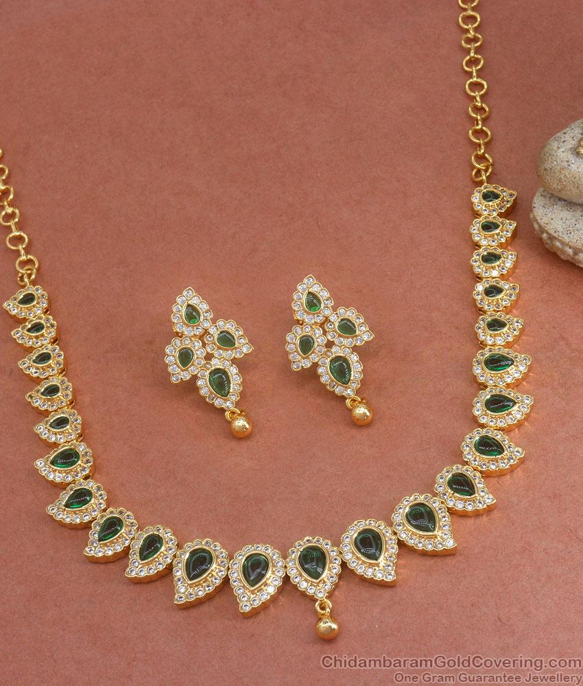 Stunning Diamond Necklace Set Imitation Wedding Jewelry NCKN3316