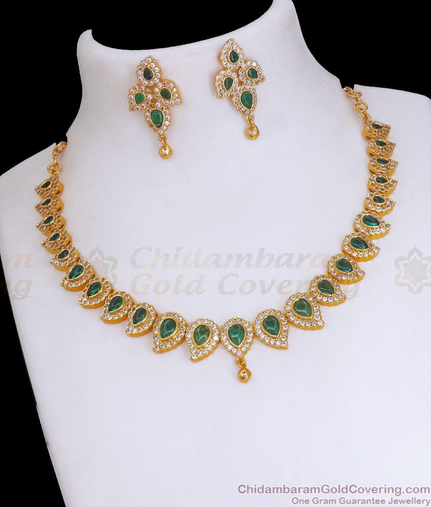 Stunning Diamond Necklace Set Imitation Wedding Jewelry NCKN3316