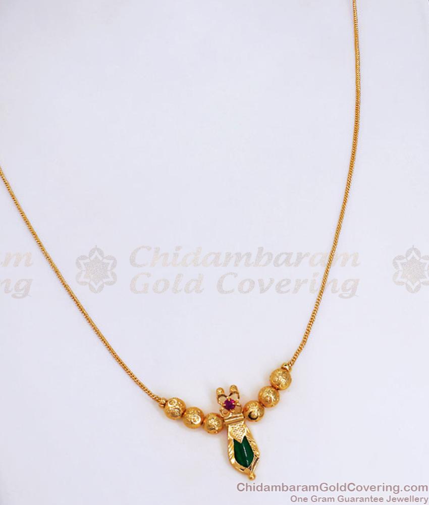 Latest Nagapadam Pendant Gold Necklace NCKN3318