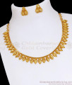 Kerala Traditional Necklace Designs With Earring NCKN3325