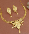 High Quality Engagement Necklace Design With Big Earring NCKN3336