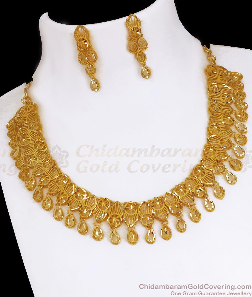 Grand Arabic Gold Necklace Turkish Wedding Design NCKN3339