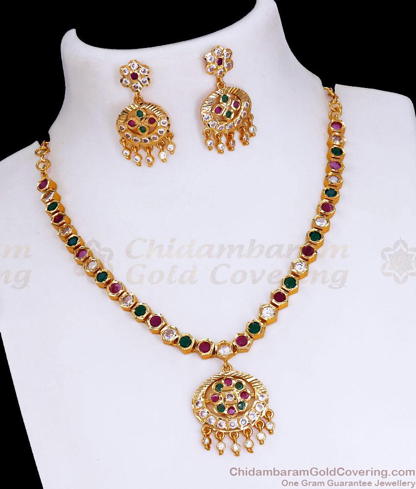 New Arrival Diamond Necklace Bridal Impon Collections NCKN3357