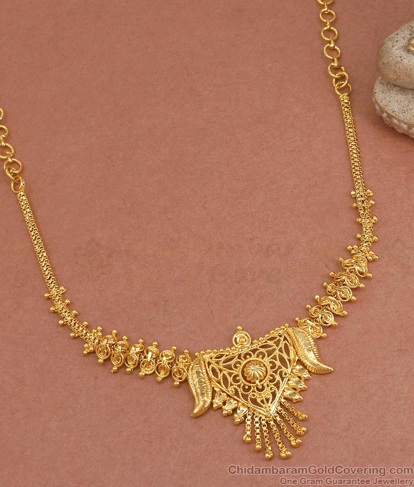 Traditional Calcutta Gold Plated Necklace Online NCKN3360