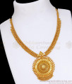 Pure Gold Tone Necklace Wedding Jewelry For Women NCKN3364