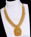 Premium One Gram Gold Necklace Wedding Jewelry For Bride NCKN3374