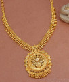 New Model One Gram Gold Diamond Necklace For Wedding NCKN3381