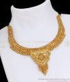 Premium 24Kt Gold Necklace Butterfly Design Wedding Necklace For Women NCKN3395