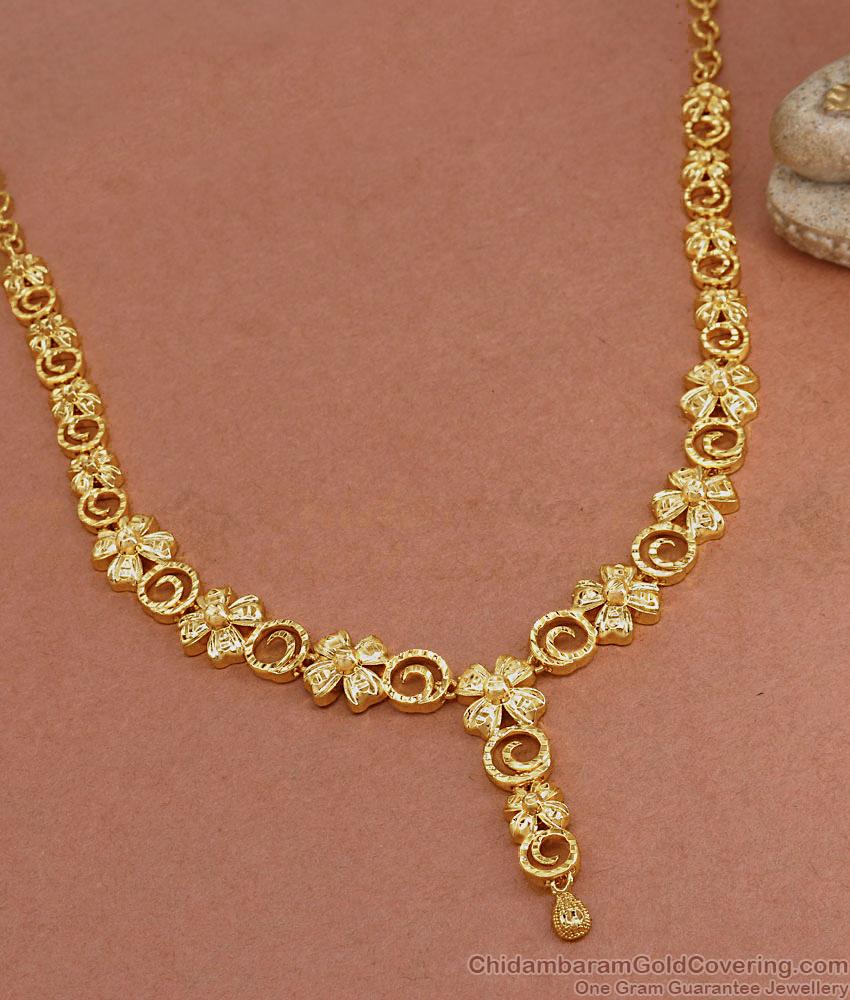 High Quality SriLankan Design Gold Necklace For Women NCKN3403