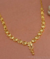 Srilankan Gold Necklace Light Weight Jewelry For Wedding NCKN3404