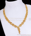 Srilankan Gold Necklace Light Weight Jewelry For Wedding NCKN3404