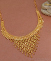 Handcrafted Wedding Necklace Net Pattern 1 Gram Calcutta Jewellery NCKN3424