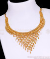 Handcrafted Wedding Necklace Net Pattern 1 Gram Calcutta Jewellery NCKN3424