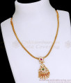 Regular Wear One Gram Gold Necklace Impon Pendant NCKN3431