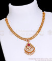 New Arrival Gold Tone Necklace Impon Pendant For Marriage NCKN3436