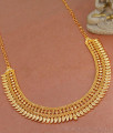 Luxurious 1 Gram Gold Necklace Close Neck Wedding Jewelry For Bride NCKN3440