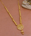 Stylish Party Wear Gold Imitation Necklace Mango Design With Stone NCKN3452