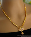 Stylish Party Wear Gold Imitation Necklace Mango Design With Stone NCKN3452