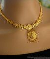 Elegant One Gram Gold Necklace Calcutta Design For Bridal Women NCKN3456