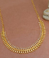 Glittering Uncut Diamond Necklace Gold Imitation Mullaipoo Bridal Set NCKN3468