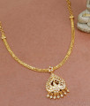 New Model Gold Tone Peacock Design Necklace Impon Jewellery NCKN3479