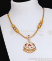 Beautiful Impon Stone Necklace Bridal Design 5 Metal Jewellery NCKN3482