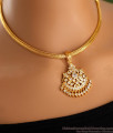 Traditional One Gram Gold Impon Necklace Chain With Pendant NCKN3488