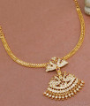 Big Swan Pendant Impon Attigai Designs Gati Stone Jewellery NCKN3497