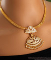 Big Swan Pendant Impon Attigai Designs Gati Stone Jewellery NCKN3497