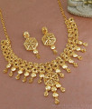 Buy Premium Dubai Gold Necklace With Earring Forming Jewelry Online NCKN3512