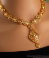 New Model Light Weight Fomring Gold Necklace Set For Marriage NCKN3515