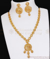 Latest Two Gram Gold Arabic Necklace Set For Brides NCKN3520