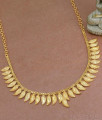 Pure Gold Tone Mango Necklace Wedding Gold Plated Jewellery NCKN3528