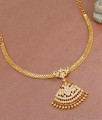 New Model Gold Imitation Chain Impon Attigai White Stone Design NCKN3578