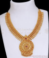 Premium Quality Gold Look Mullai Necklace Net Pattern NCKN3588