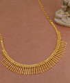 Light Weight Thin Mullai Gold Necklace For Marriage NCKN3593