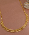 Simple Mullaipoo Gold Design Necklace Ethnic Jewelry NCKN3595