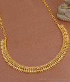 Simple Gold Design Necklace Beads Design For Functions NCKN3605