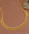 New Model Mullaipoo Gold Necklace Simple Gold Jewellery NCKN3606