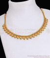 Ball Type Gold Imitation Necklace Kerala Wedding Designs NCKN3607