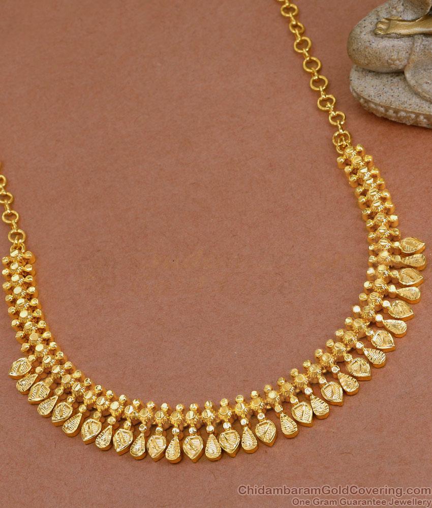 Handcrafted Gold Plated Necklace Bollywood Wedding Design NCKN3608