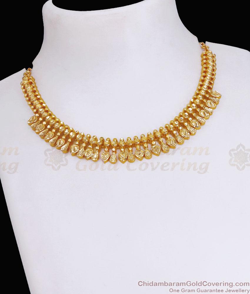 Handcrafted Gold Plated Necklace Bollywood Wedding Design NCKN3608