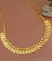 Heart Charms One Gram Gold Necklace Lakshmi Kasumalai Design NCKN3612