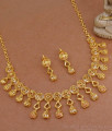 Buy 2 Gram Gold Bridal Choker Necklace Combo Set Online NCKN3622