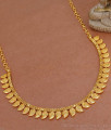 Buy Plain One Gram Gold Mango Necklace For Wedding NCKN3636