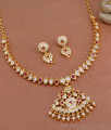 Real Impon Pachaloha Attigai Mango Design Necklace Set NCKN3661