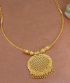 Plain Micro Gold Plated Calcutta Necklace Designs Online NCKN3688