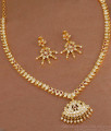 Real Impon Gold Design Gati Stone Necklace For Women NCKN3728